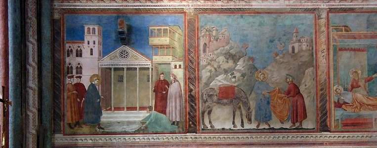 Schilderingen van Giotto in Assisi
