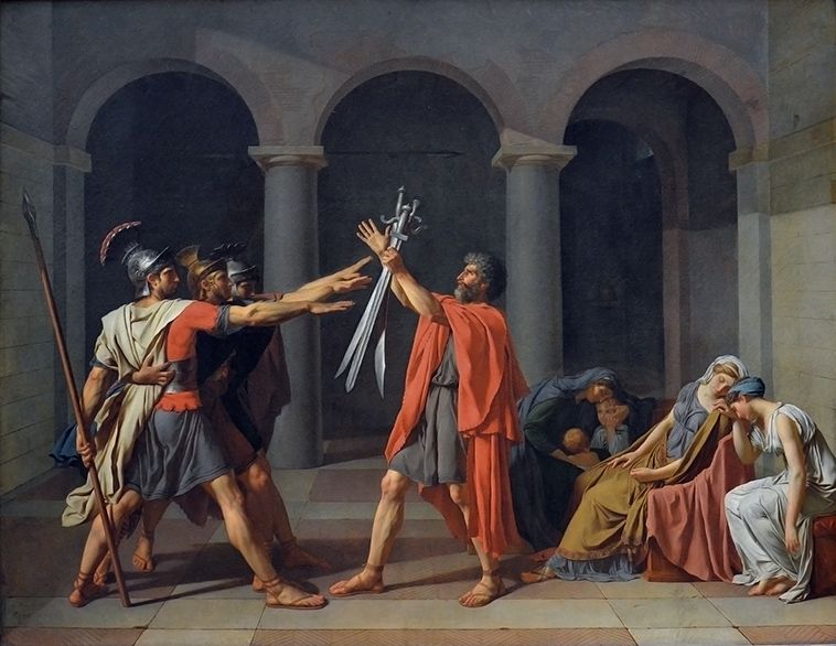 Jacques-Louis David, eed van de Horatii