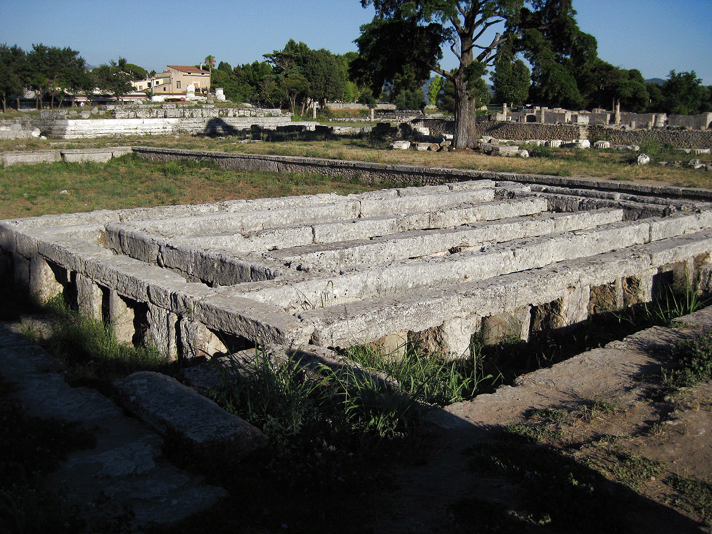 Zwembad, Paestum (Campani. Itali); Gymnasium swimming pool, Paestum