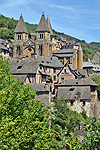 Abdijkerk van Sainte-Foy, Conques, Frankrijk; Abbey Church of Saint Foy, Conques, France